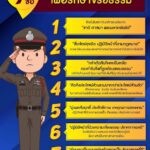 7 ข้อที่ข้าราชการตำรวจพึงปฎิบัติตนเพื่อรักษาจริยธรรม